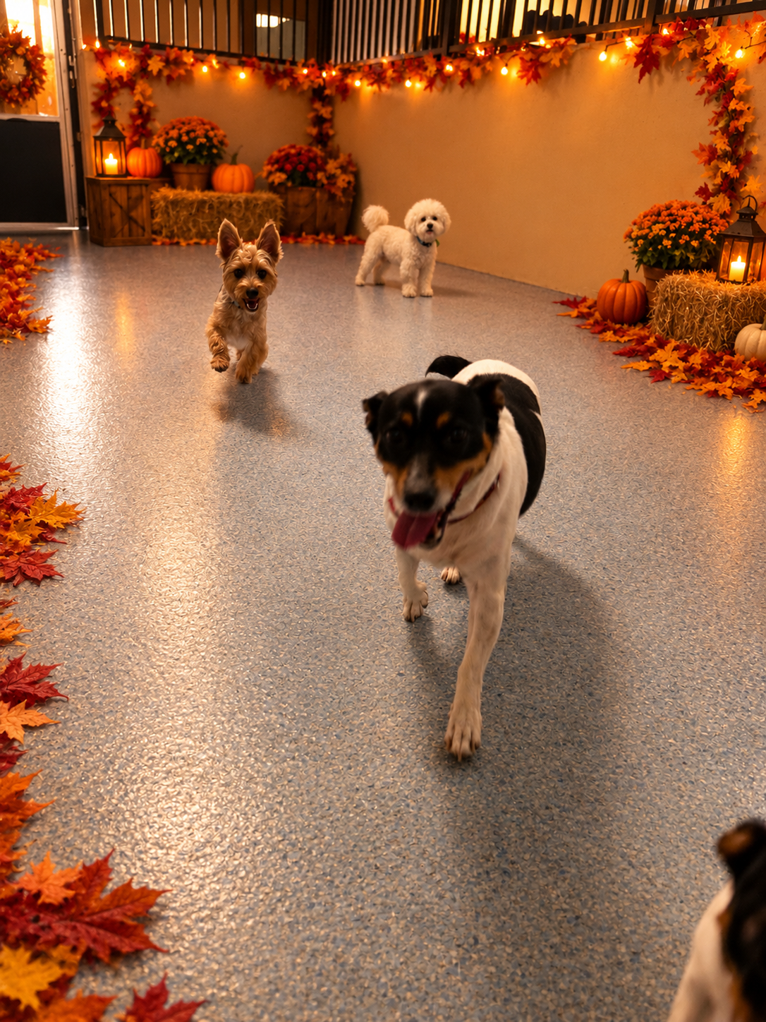 Pets staying at Preppy Pet boarding facility in Melbourne FL